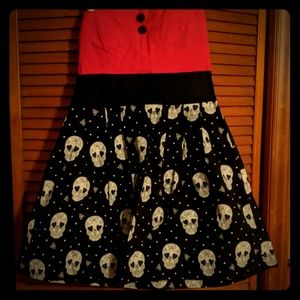 Punk/Rockabilly/Pinup Sourpuss sugar skull dress